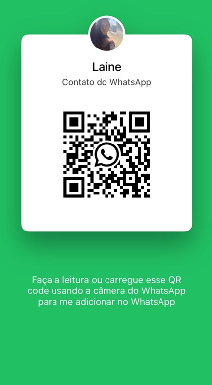 QR Code WhatsApp da Elaine